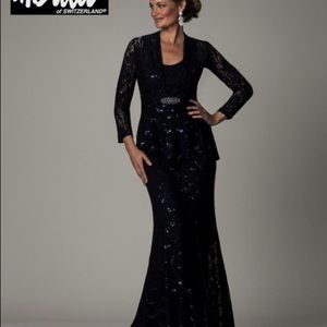 Ursula Of Switzerland (#61287) Mother Of Bride/Groom Gown Size 18w Navy